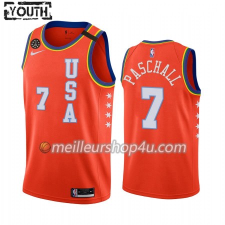 Maillot Basket Enfant Golden State Warriors Eric Paschall 7 Nike 2020 Rising Star Swingman